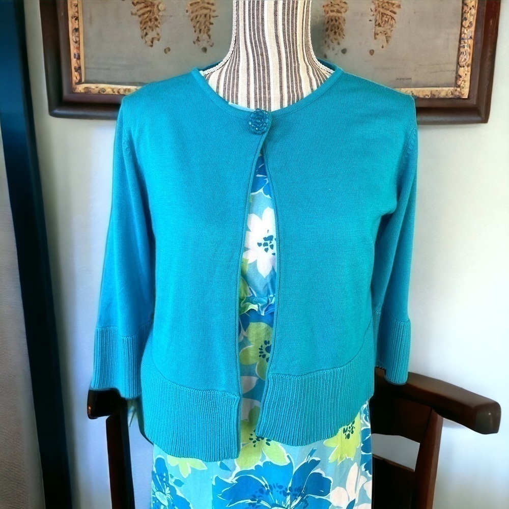 L.J.L. Coverup sweater, size M, acrylic, excellent used condition, no stains